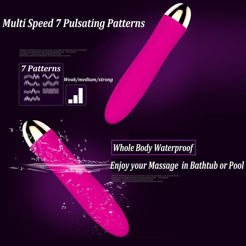 LETEN Rechargeable Waterproof Wand Massager - Multi-Speed Vibrator for Women, Electric Massage & Relaxation Tool