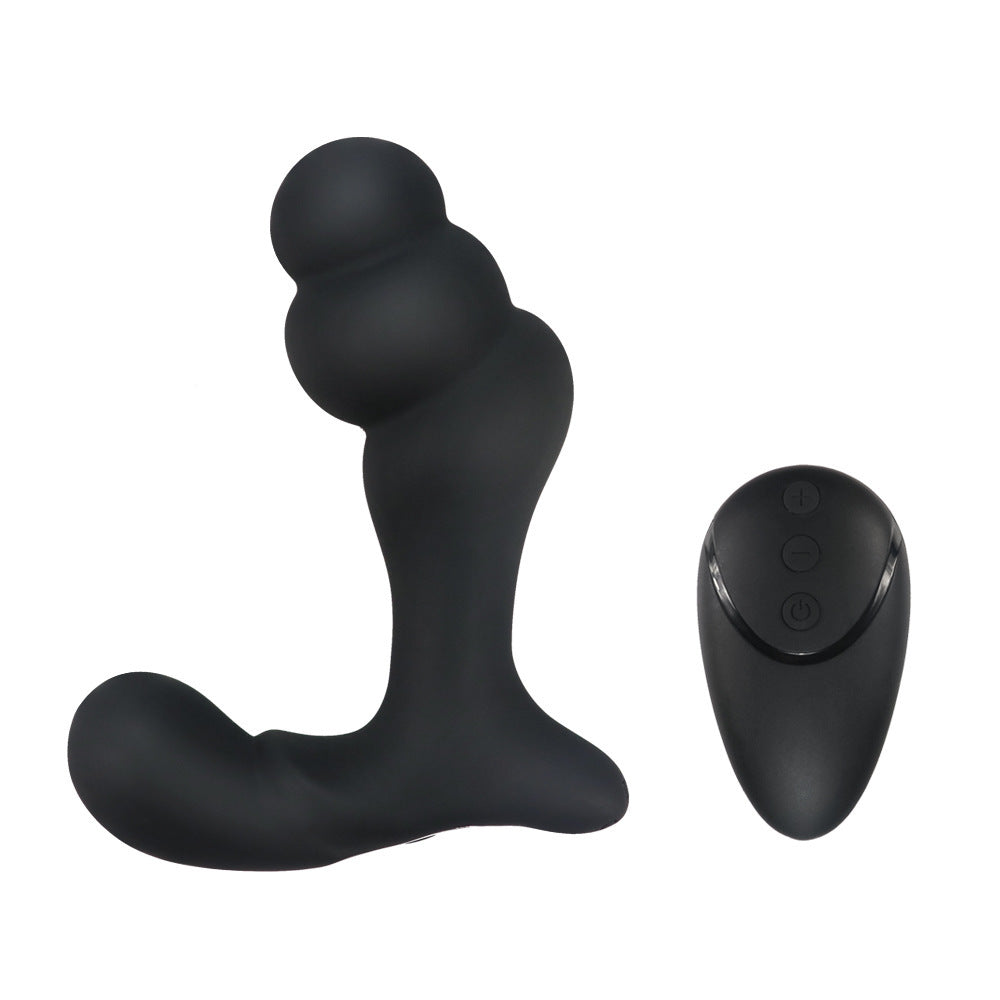 Adult Products Charging Remote Control Silicone Male Prostate Massager Vibrating Back Court Anal Plug - Random Unicorn