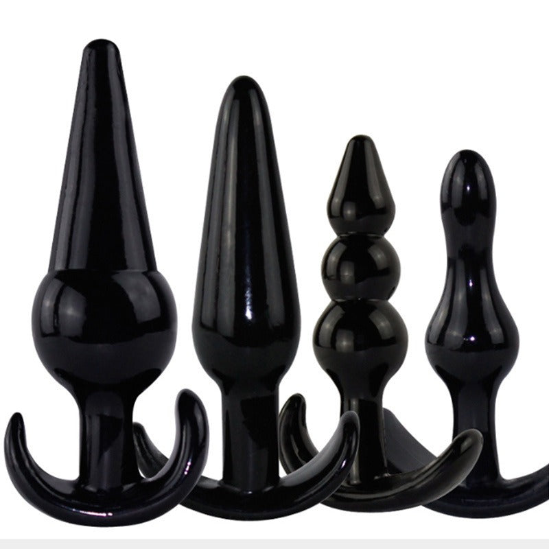 Posterior silicone anal plug, anal bead string, beginner's advanced extreme pleasure, female masturbation equipment, sexual adult products - Random Unicorn