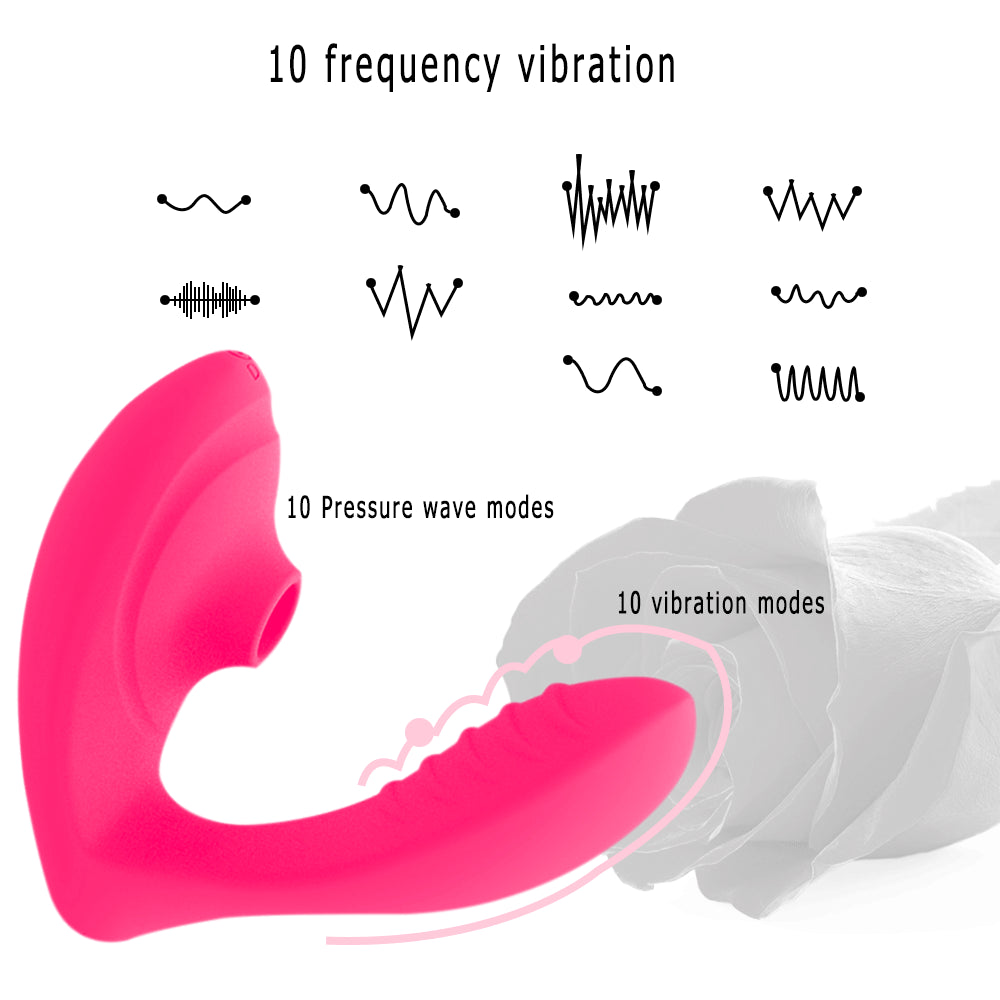 10 Frequency G Spot Wearable Vagina Dildo Vibrator Sucking Vibrators for Women Sucking Oral Clitoris Stimulator Sex Toys - Random Unicorn