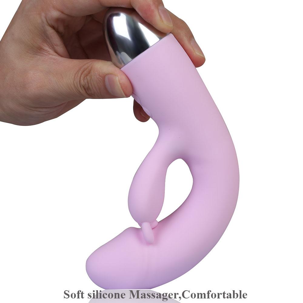 LETEN Rabbit Vibrator G-Spot Clitoris Super Soft Massager Stimulator - Random Unicorn