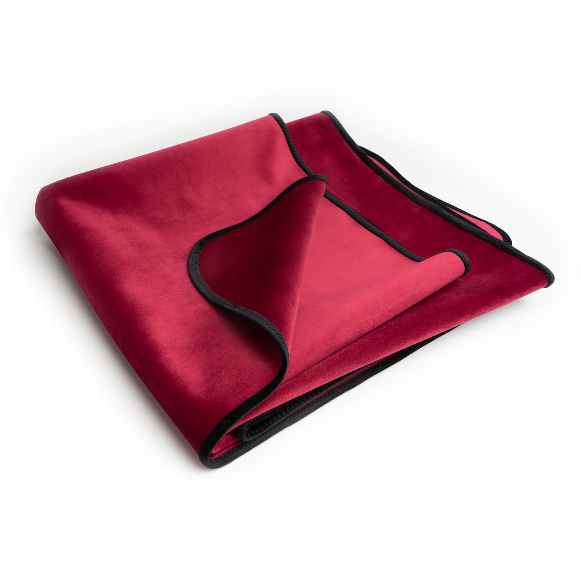 Fascinator Lush Throw  Merlot Microvelvet - King Size Liberator