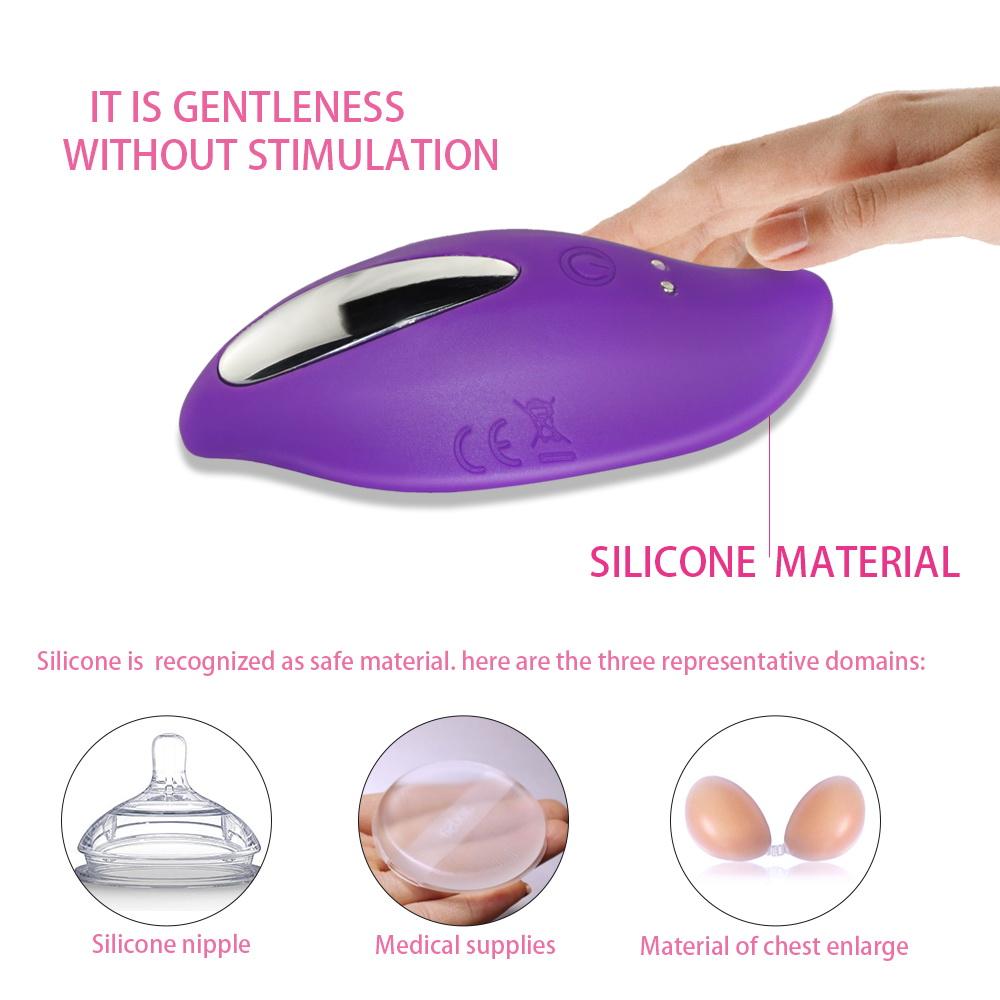 Rechargeable Wireless Remote Control Vibrator 10 Speeds Wearable C String Panties Vibrating egg Sex Toy - Random Unicorn