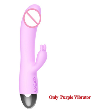 LETEN Rabbit Vibrator G-Spot Clitoris Super Soft Massager Stimulator - Random Unicorn