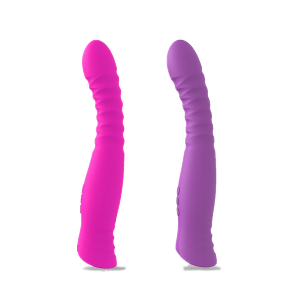 Adult Supplies Rechargeable Finger Thread G-Spot Vibrator Female Masturbation Massage AV Vibrator - Random Unicorn