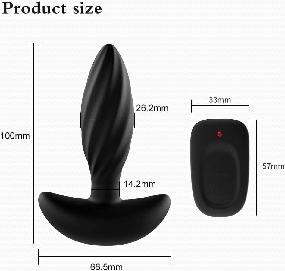 Anal Vibrators Butt Plugs Anal Trainer With 16 Vibration Modes For stimulation of the clitoris vagina anus Waterproof Silicon - Random Unicorn