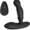 360°Prostate Massager Dual Motors+Electric Shock Pulse Anal Vibrator Plug Toy Remote Control with 3 Rotation Speed & 16 Vibrat - Random Unicorn