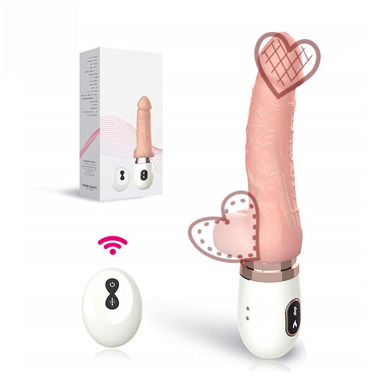 Fire Whirlwind Gun Machine Simulation Phallus Heating Telescopic Gun Machine Female Masturbation Vibration Av Stick Wireless Remote Control Gun Machine - Random Unicorn