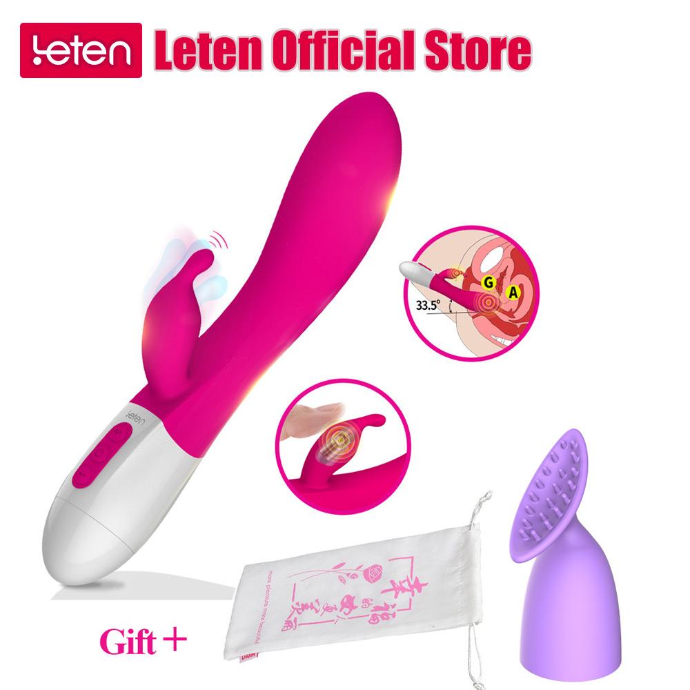 LETEN Multi Speed Vibrator For Women Wireless Clitoris Massage Rabbit Vibrator Silicone Soft Waterproof G Spot - Random Unicorn