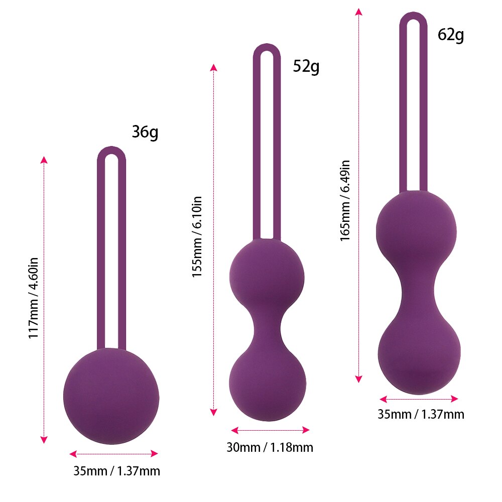 Kegel Balls Ben wa ball Silicone Vaginal Tighten Exercise Machine Smart Ball Geisha Ball Female Masturbation Sex Toys for Women - Random Unicorn