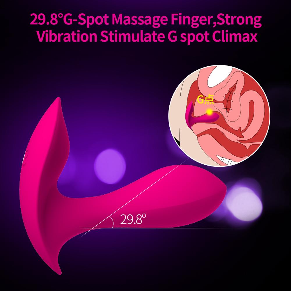 LETEN Wireless Remote Control Vibrator G-spot Wear Dildo 10 Mode Strapless Toys - Random Unicorn