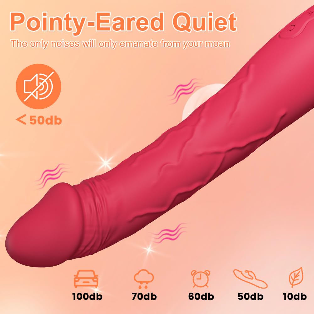 7.6 Inch Realistic Dildo Vibrator for Women，10 Powerful Vibration Modes for Clitoral and G-spot Stimulation, Waterproof Rose Adult Sex Toys for Women and Couples - Random Unicorn