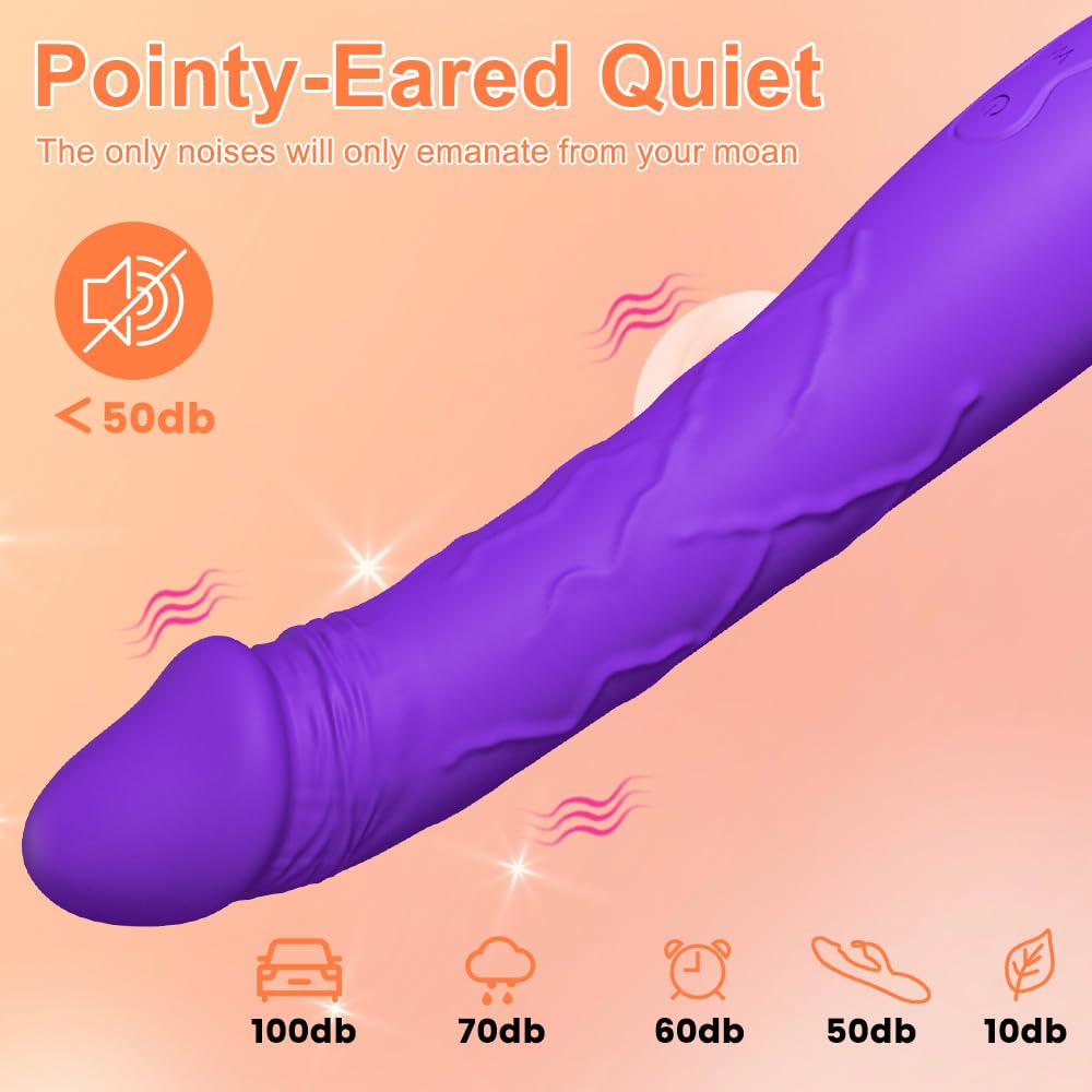 7.6 Inch Realistic Dildo Vibrator for Women，10 Powerful Vibration Modes for Clitoral and G-spot Stimulation, Waterproof Rose Adult Sex Toys for Women and Couples - Random Unicorn