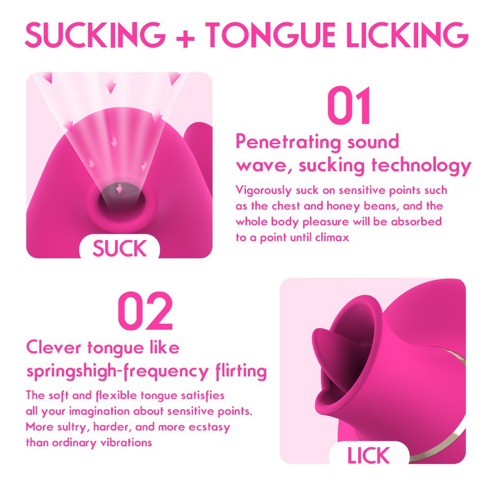 Orena New Product Yousi Licks And Sucks Eggs Couples Share Fun Masturbation Massager - Random Unicorn