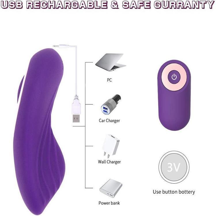 Female Panty Vibrator Flower Plum Out Wearing Models Silent Powerful Vibration Second Tide Flirtation Sex Appliances - Random Unicorn