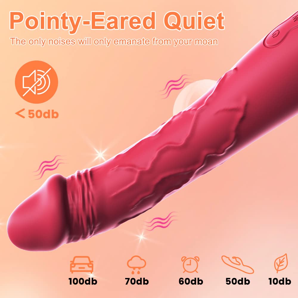 7.6 Inch Realistic Dildo Vibrator for Women，10 Powerful Vibration Modes for Clitoral and G-spot Stimulation, Waterproof Rose Adult Sex Toys for Women and Couples - Random Unicorn