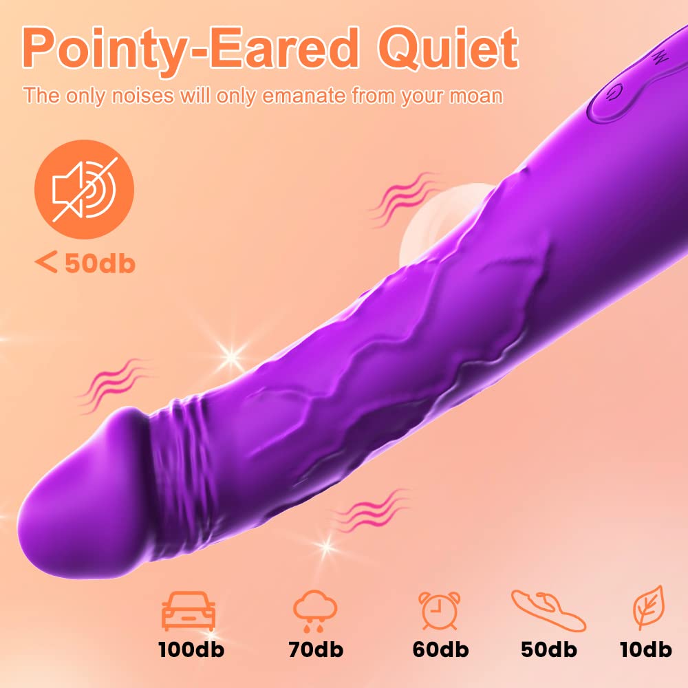 7.6 Inch Realistic Dildo Vibrator for Women，10 Powerful Vibration Modes for Clitoral and G-spot Stimulation, Waterproof Rose Adult Sex Toys for Women and Couples - Random Unicorn