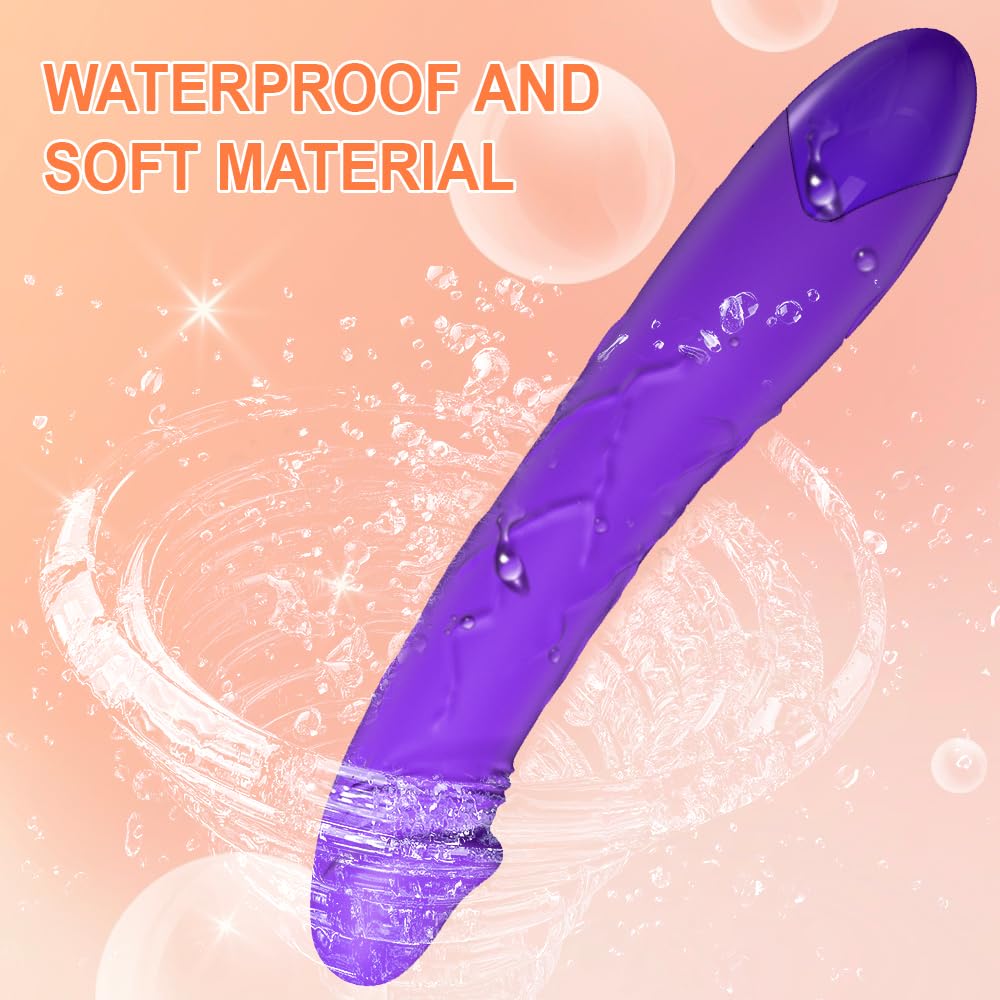 7.6 Inch Realistic Dildo Vibrator for Women，10 Powerful Vibration Modes for Clitoral and G-spot Stimulation, Waterproof Rose Adult Sex Toys for Women and Couples - Random Unicorn