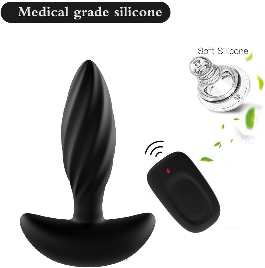 Anal Vibrators Butt Plugs Anal Trainer With 16 Vibration Modes For stimulation of the clitoris vagina anus Waterproof Silicon - Random Unicorn