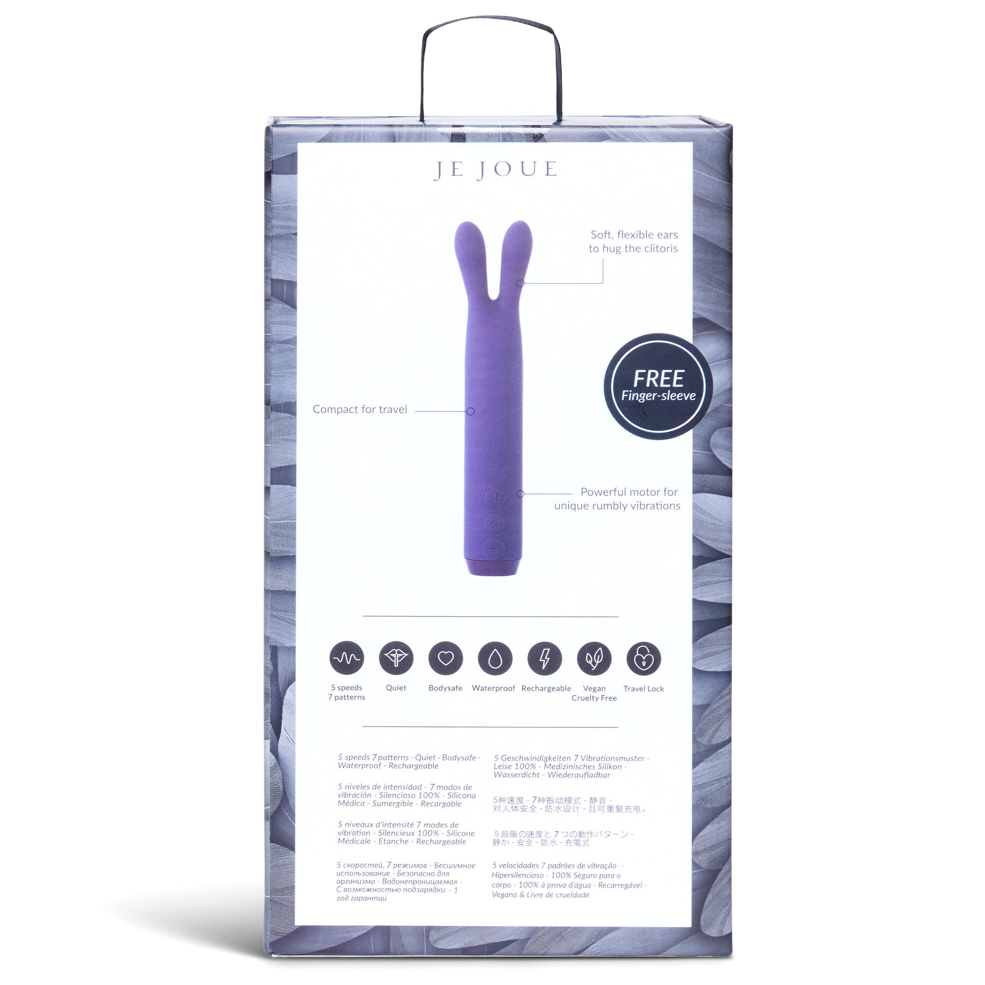 Je Joue Rabbit Bullet Vibrator Purple Je Joue