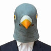 Pigeon Head Mask 3D Latex Prop Animal Party Halloween - Random Unicorn