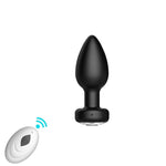 Rechargeable 10-Frequency Vibrating Anal Plug Set g-Spot Posterior Stimulation Silicone Male Masturbation Erotic Sex Toys - Random Unicorn