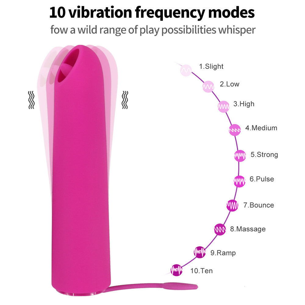 Adult Products Rechargeable Silicone Strong Shock Lipstick Vibrating Egg AV Vibrator Female Masturbation Massage Vibrator - Random Unicorn