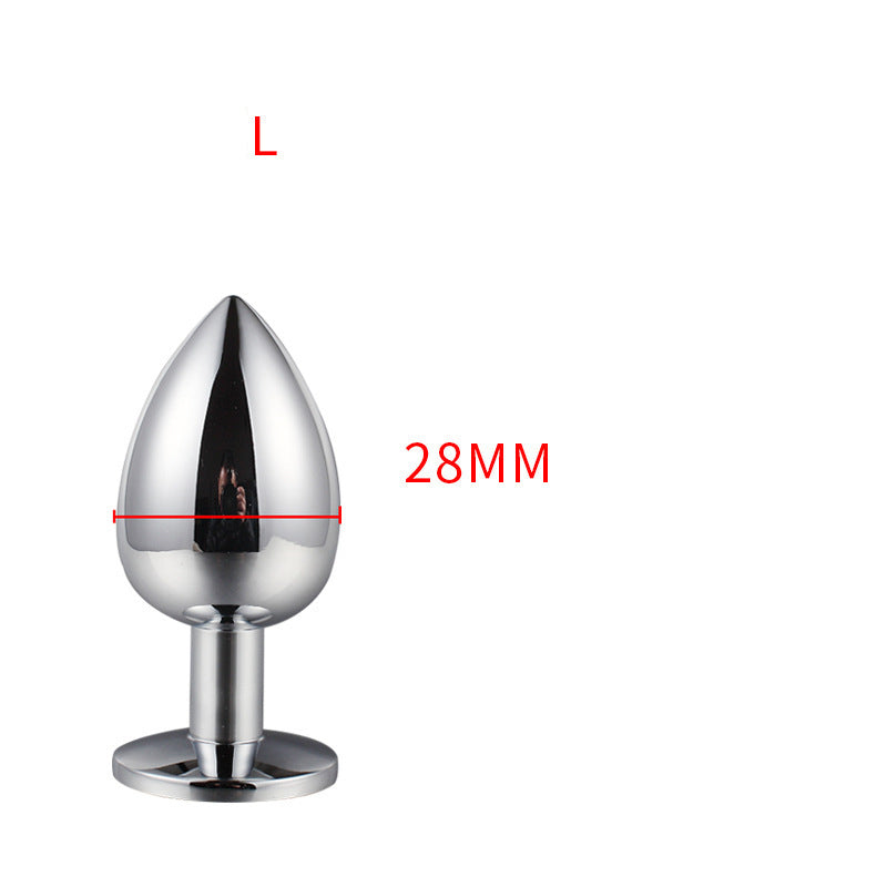 Funny Metal Anal Plug Fox Tail Female Backyard Toy Detachable Anal Plug - Random Unicorn