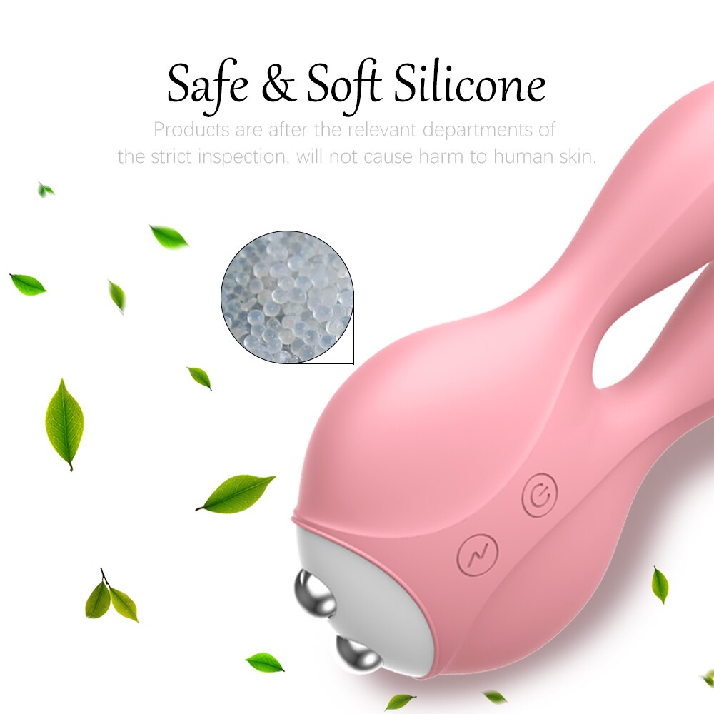 12 Frequency Dual Motor Rabbit Vibrator Sex Shop Vaginal G-spot Massager Electric Shock Female Masturbator Sex Toy for Couples - Random Unicorn