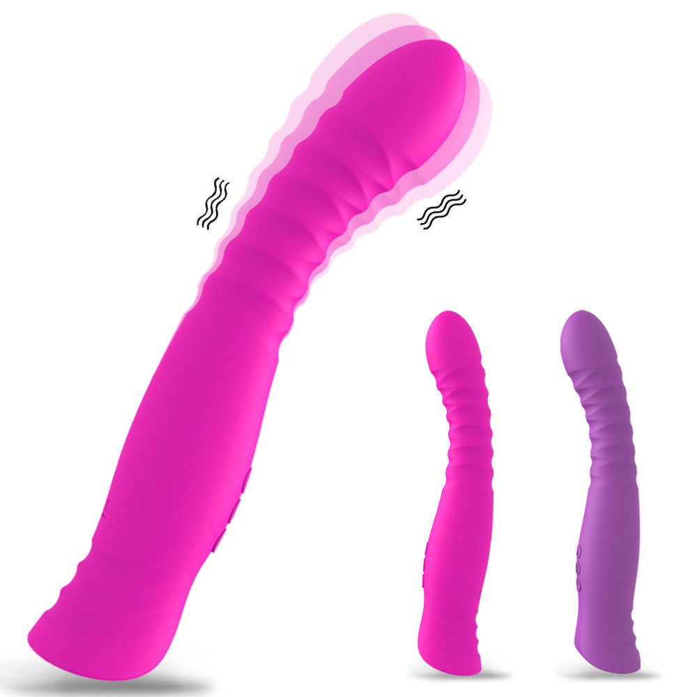 Adult Supplies Rechargeable Finger Thread G-Spot Vibrator Female Masturbation Massage AV Vibrator - Random Unicorn