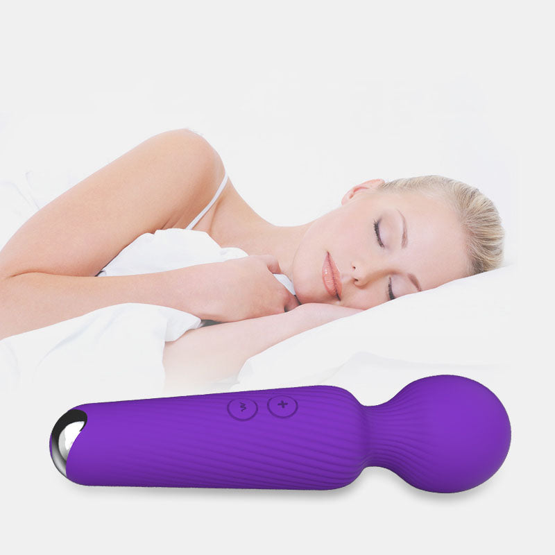 Female Vibrator AV Massage G Spot Masturbator Powerful Vibration Waterproof Silicone Female Sex Appliance - Random Unicorn