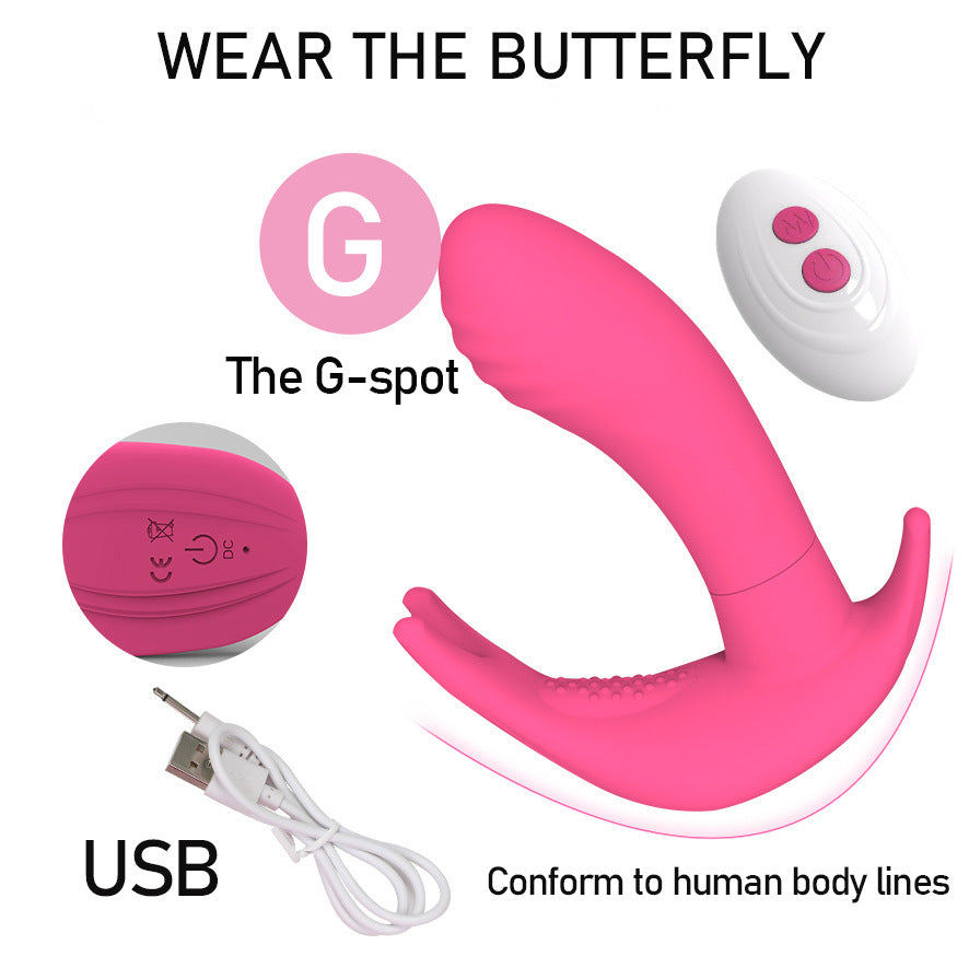 Remote Control New Butterfly Sex Toy Female Vibrator Orgasm Vibrator Massage Appliance Adult Sex Product - Random Unicorn