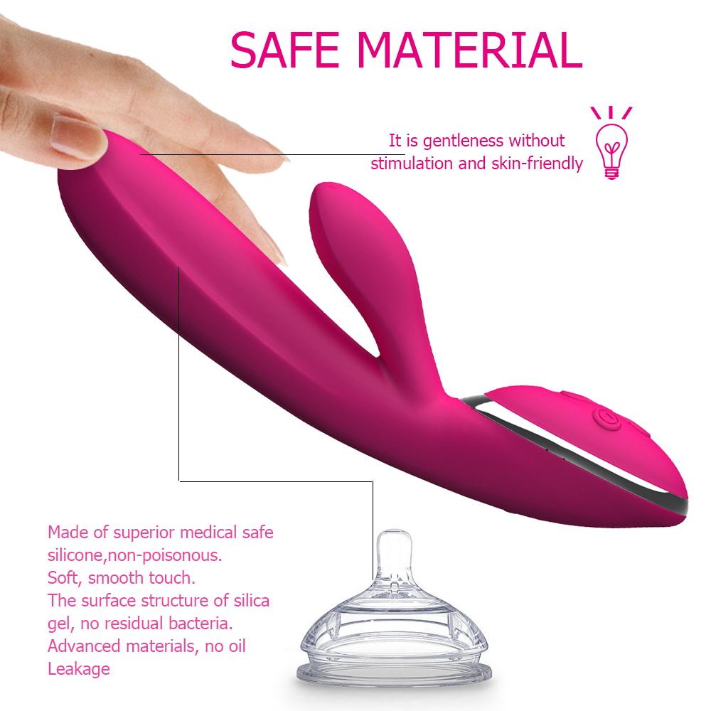 Eroticos Sex Toy Medical Silicon Heating Dildo Vibrator For Women,Powerful G Spot Clitoris Stimulator - Random Unicorn