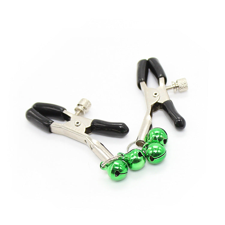 1Pair Sexy Nipple Clamp Female Breast Bdsm Small Bell Toys Sexy Products Exotic Accessories - Random Unicorn