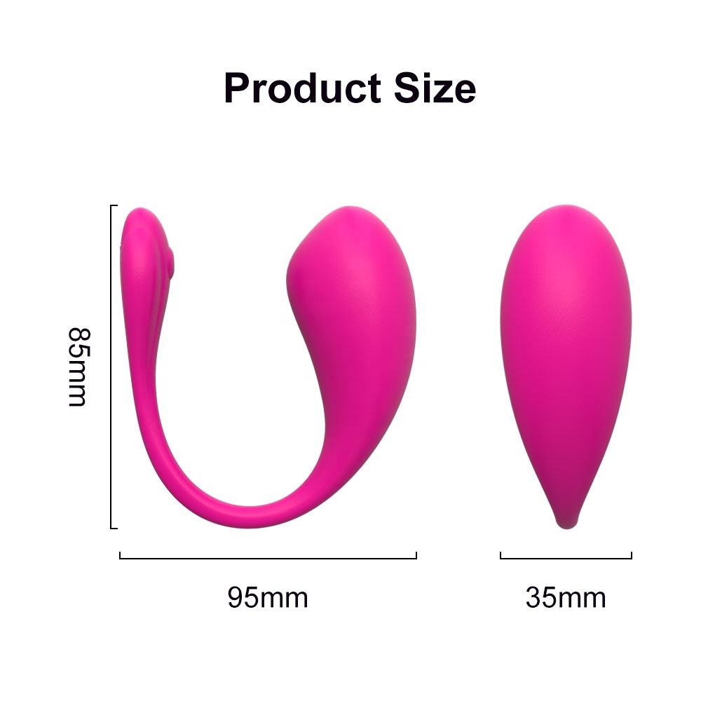 APP Smart Egg Jumping Remote Control Strong Shock Mute Adult Into The Body Wireless Remote Sex Toys Sex Products Masturbation Device - Random Unicorn