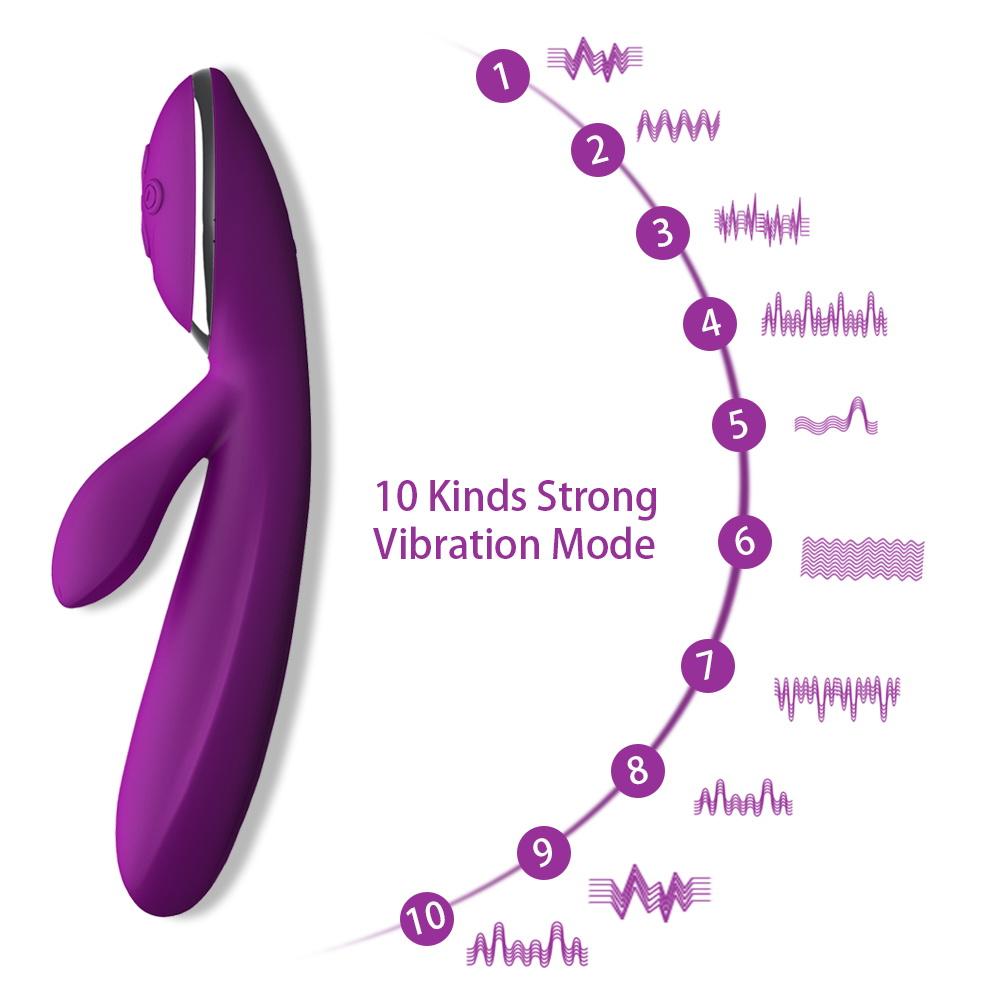 Eroticos Sex Toy Medical Silicon Heating Dildo Vibrator For Women,Powerful G Spot Clitoris Stimulator - Random Unicorn