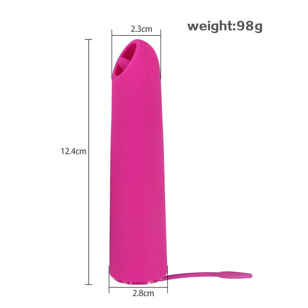 Adult Products Rechargeable Silicone Strong Shock Lipstick Vibrating Egg AV Vibrator Female Masturbation Massage Vibrator - Random Unicorn