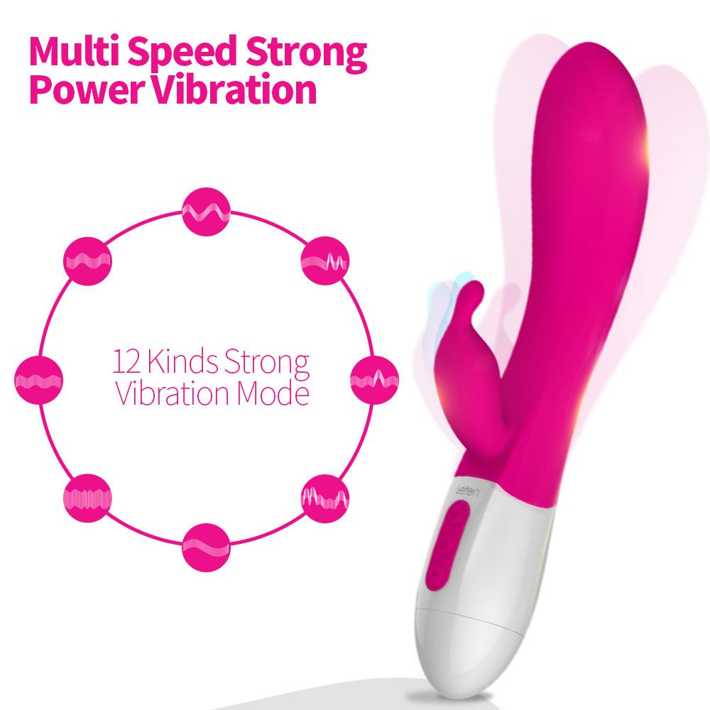 LETEN Multi Speed Vibrator For Women Wireless Clitoris Massage Rabbit Vibrator Silicone Soft Waterproof G Spot - Random Unicorn