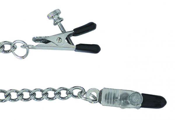 Adjustable Nipple Clamps With Curbed Chain Spartacus