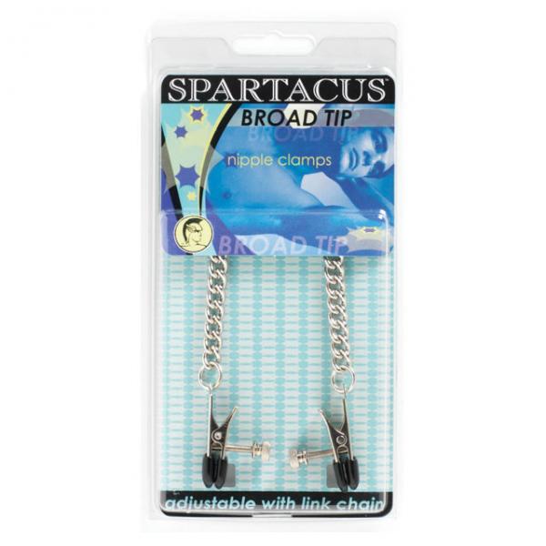 Adjustable Nipple Clams With Curbed Chain Spartacus