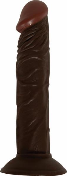 All American Whopper Vibrating 8 Inches Dildo Brown Nasstoys