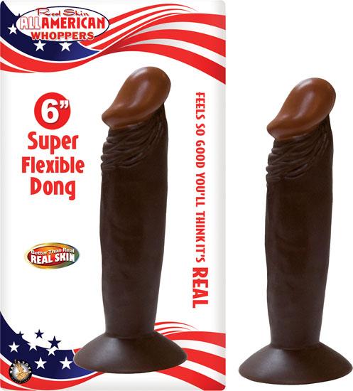 All American Whopper 6 inches Dong Brown Nasstoys