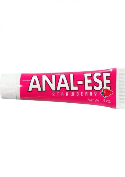 Anal Ese Flavored Lubricant Strawberry .5oz Nasstoys