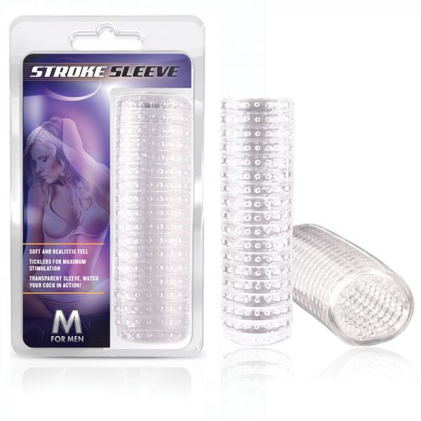 5.5 Inch Jelly Stroke Sleeve Blush Novelties