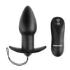 Anal Fantasy Remote Control Silicone Plug Black Pipedream Products