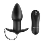 Anal Fantasy Remote Control Silicone Plug Black Pipedream Products