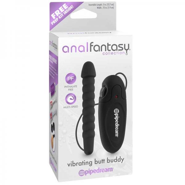 Anal Fantasy Vibrating Butt Buddy Black Pipedream Products