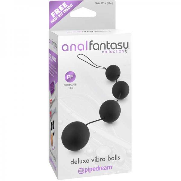 Anal Fantasy Deluxe Vibro Balls Black Pipedream Products