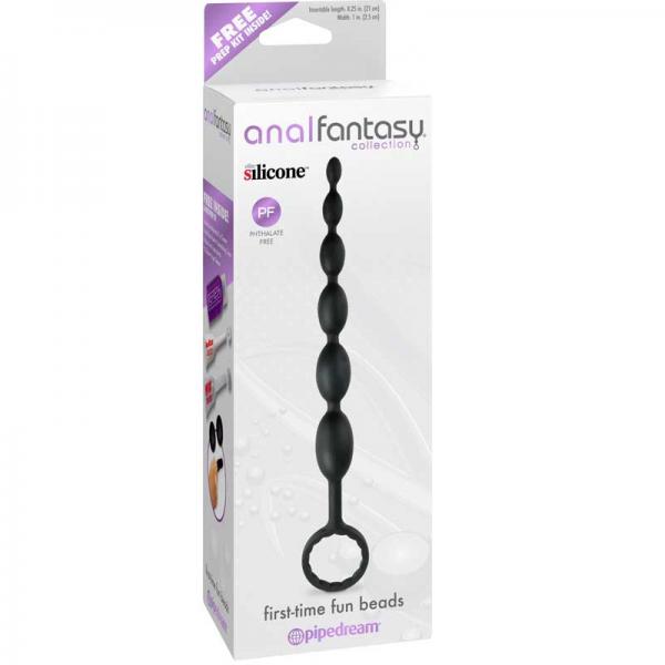 Anal Fantasy First Time Fun Beads Black Pipedream Products