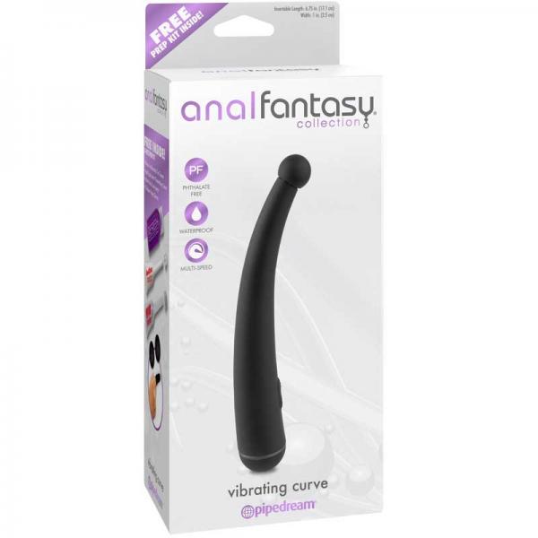 Anal Fantasy Vibrating Curve Probe Black Pipedream Products